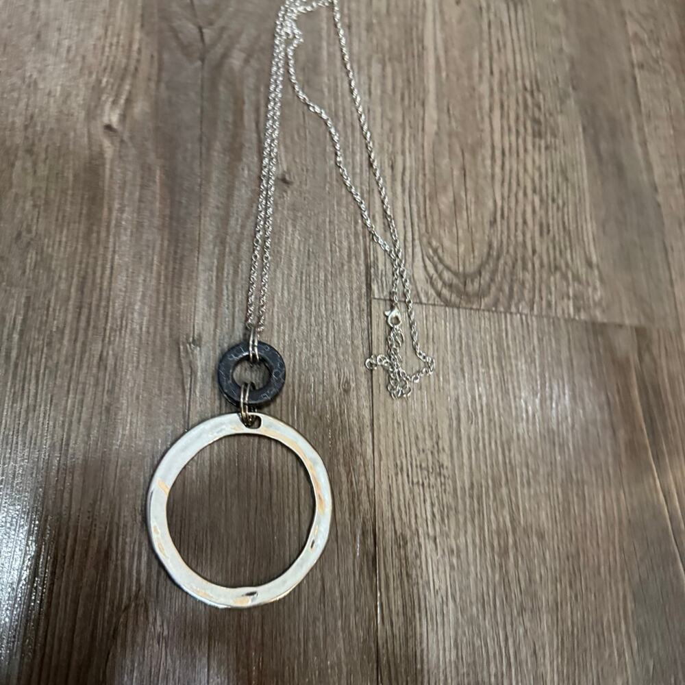 Artisan handmade circle necklace❤️